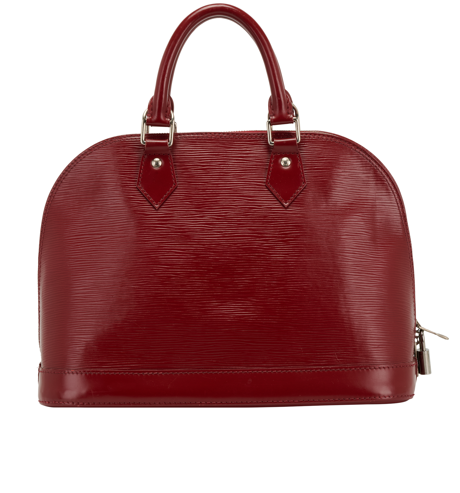 Alma PM, &pound;720, Handbags, Red, Leather, Back view